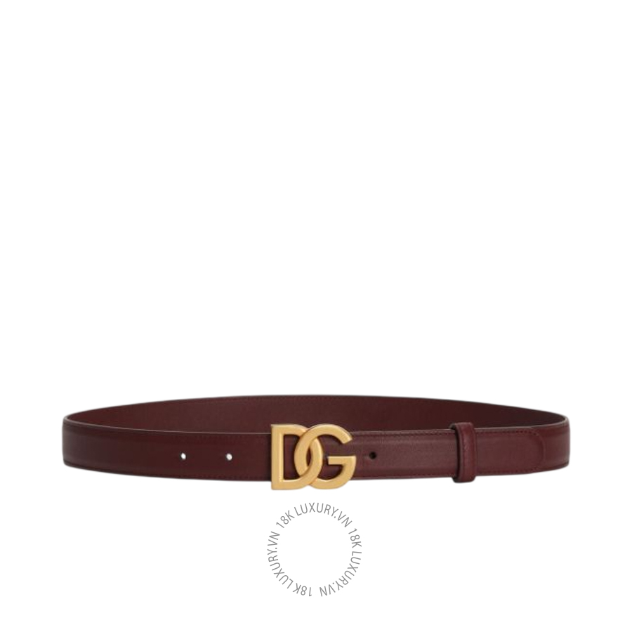 Thắt lưng Dolce Gabbana Calfskin belt with logo BE1447AK27480346 NTLD012