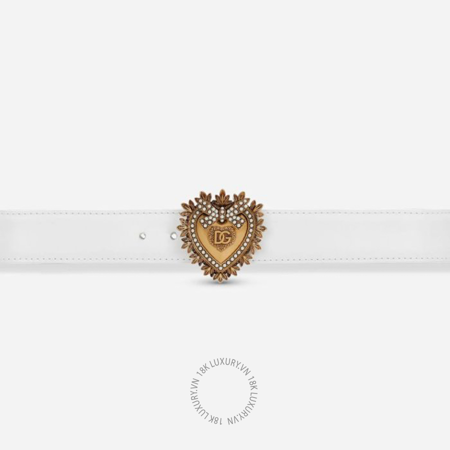 Thắt lưng Dolce Gabbana Leather Devotion belt BE1315AK86180001 NTLD019