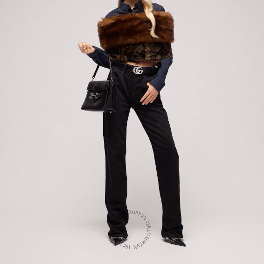Thắt Lưng Gucci Belt with Double G crystal buckle A006LG AAHEB 1073 GTL081