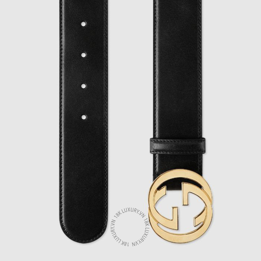 Thắt Lưng Gucci Belt with Interlocking G buckle 863302 AAGD4 1000 GTL142