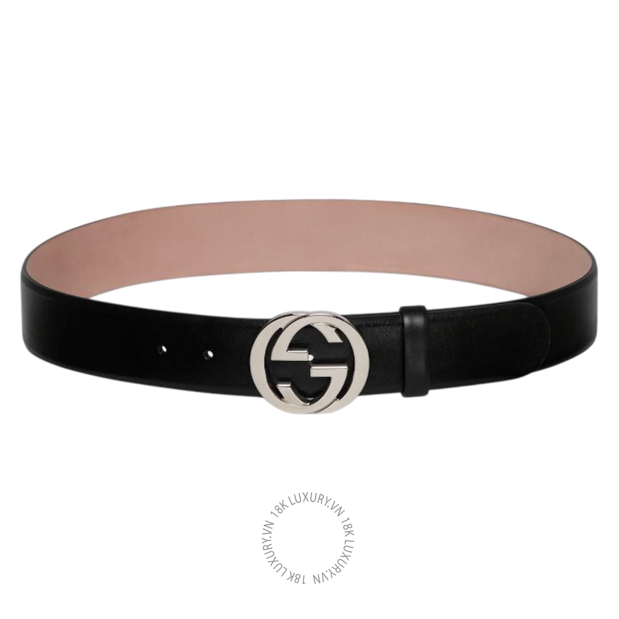 Thắt Lưng Gucci Belt with Interlocking G buckle 863302 CVE0W 1000 GTL141