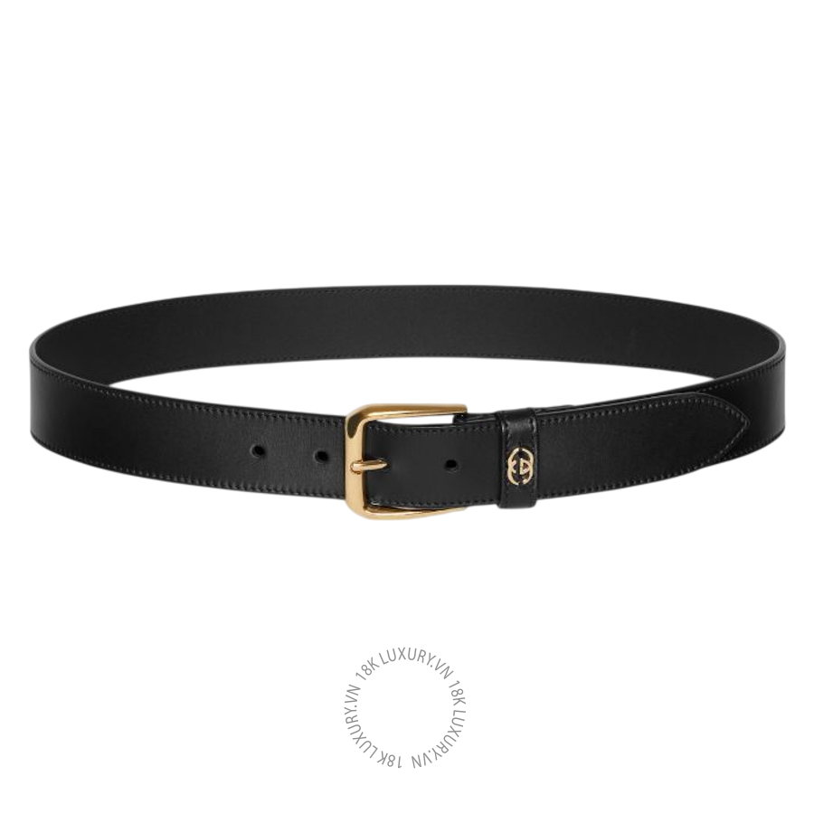 Thắt Lưng Gucci Belt with Interlocking G detail 673921 AP00G 1000 GTL110