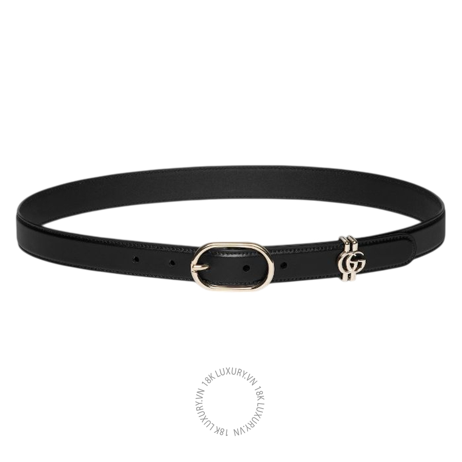 Thắt Lưng Gucci Belt with oval buckle 813004 0YA0O 1000 GTL002