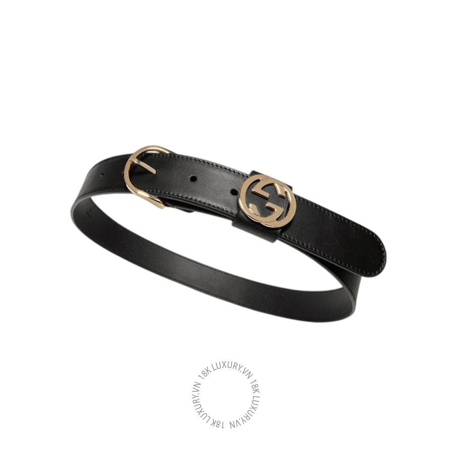 Thắt Lưng Gucci Belt with round buckle 874719 AAGED 1000 GTL034