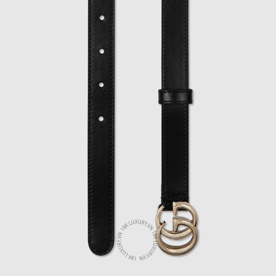 Thắt Lưng Gucci GG Marmont thin belt 409417 0AAA5 1000 GTL012