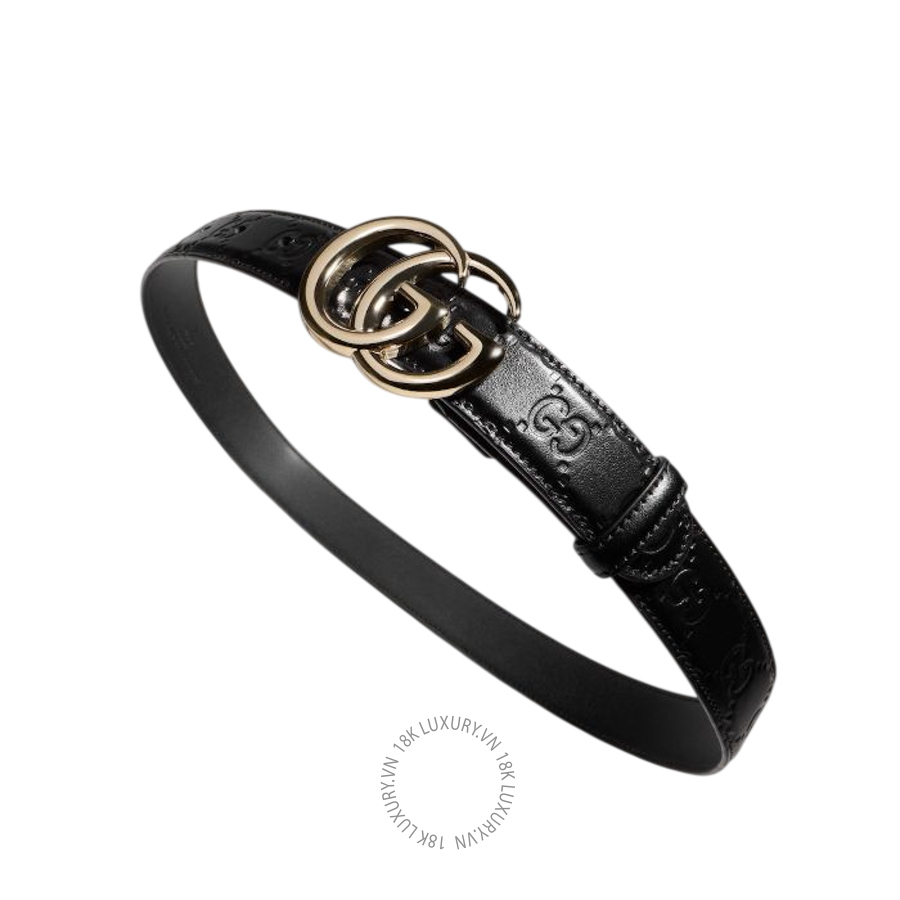Thắt Lưng Gucci GG Marmont thin belt 625839 AAD5L 1000 GTL060