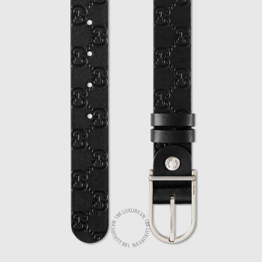 Thắt Lưng Gucci Reversible belt with rounded buckle 854734 AAFDV 1000 GTL103