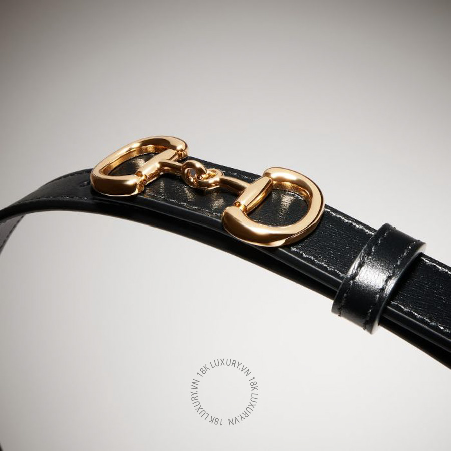 Thắt Lưng Gucci Thin belt with Horsebit buckle A006LP AAHEL 1000 GTL005 13 Thắt Lưng Gucci Thin belt with Horsebit buckle A006LP AAHEL 1000 GTL005