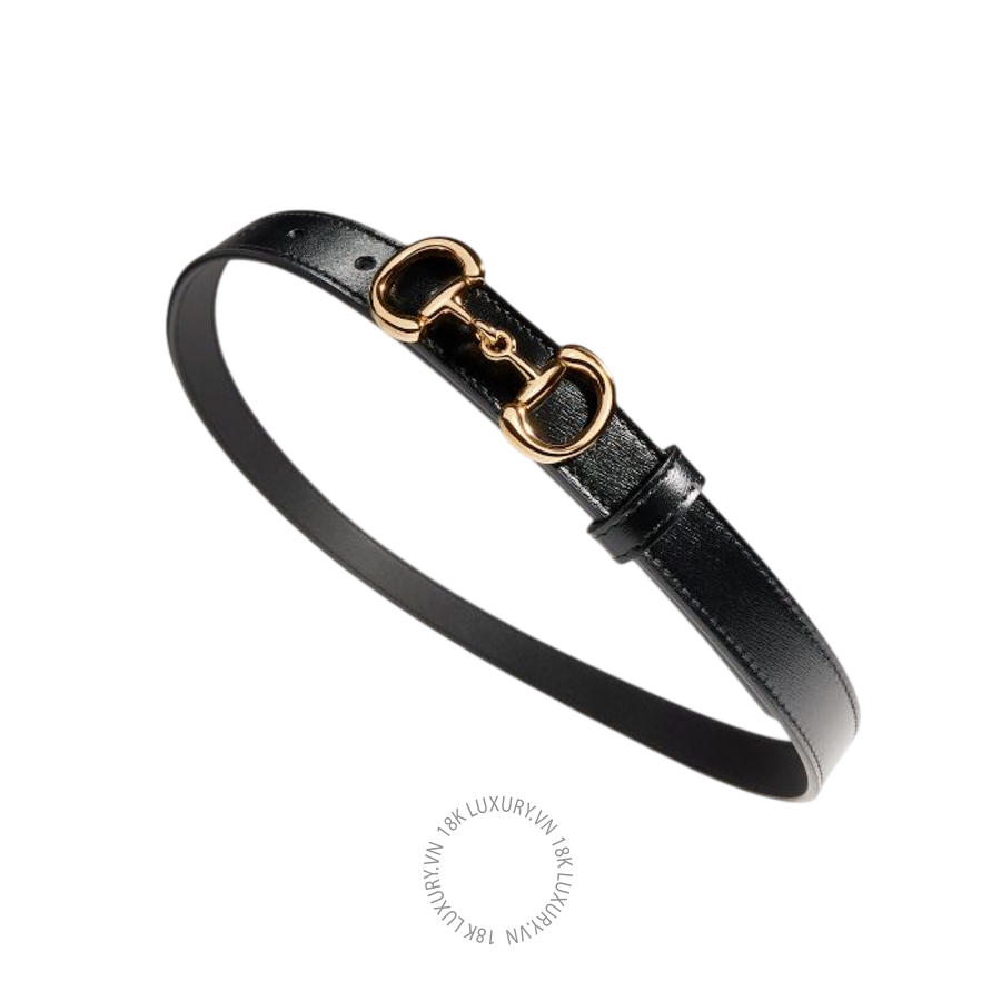 Thắt Lưng Gucci Thin belt with Horsebit buckle A006LP AAHEL 1000 GTL005