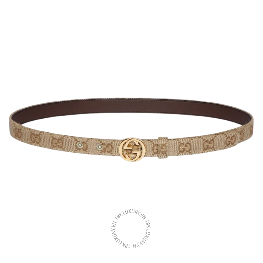 Thắt Lưng Gucci Thin belt with Interlocking G buckle 864428 FAFXM 9611 GTL017
