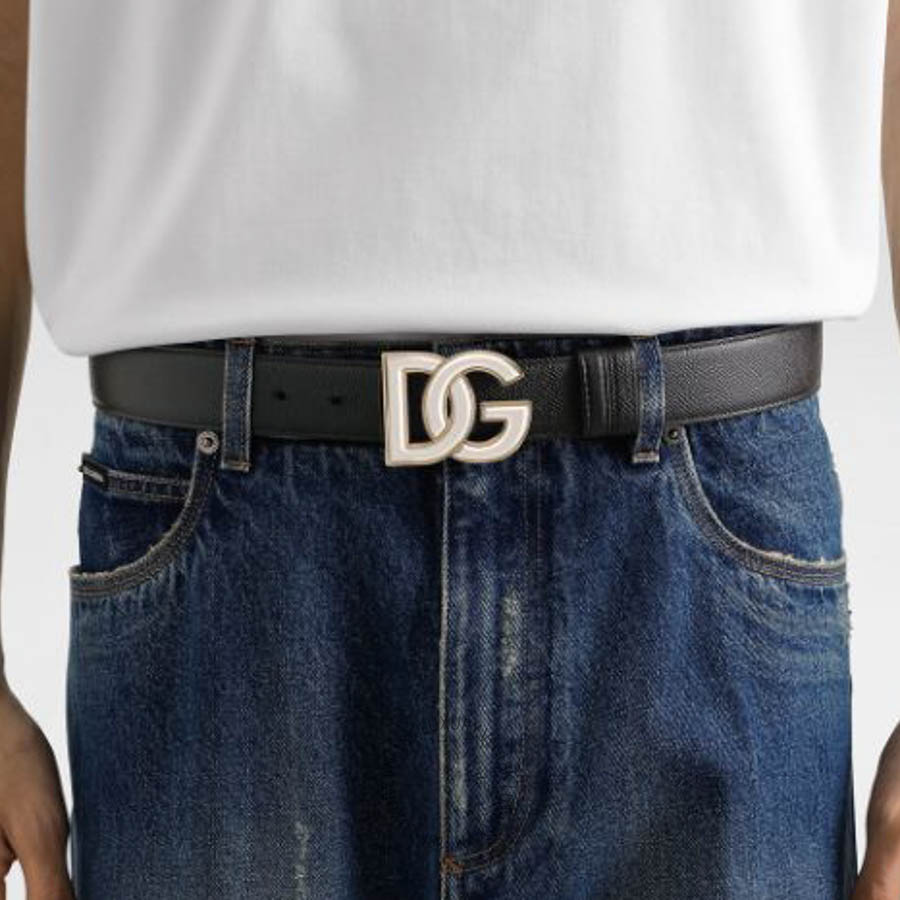 Thắt lưng nam Dolce Gabbana Alpine calfskin belt BC4941AG6518B956 NTLD081