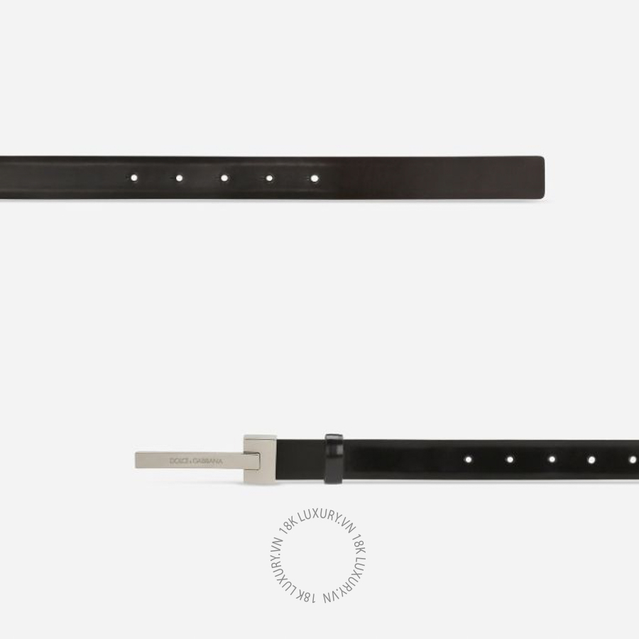 Thắt lưng nam Dolce Gabbana Brushed calfskin belt BC4870AI93580999 NTLD052