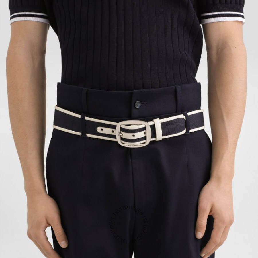Thắt lưng nam Dolce Gabbana Canvas belt BC4996A09178Z648 NTLD093