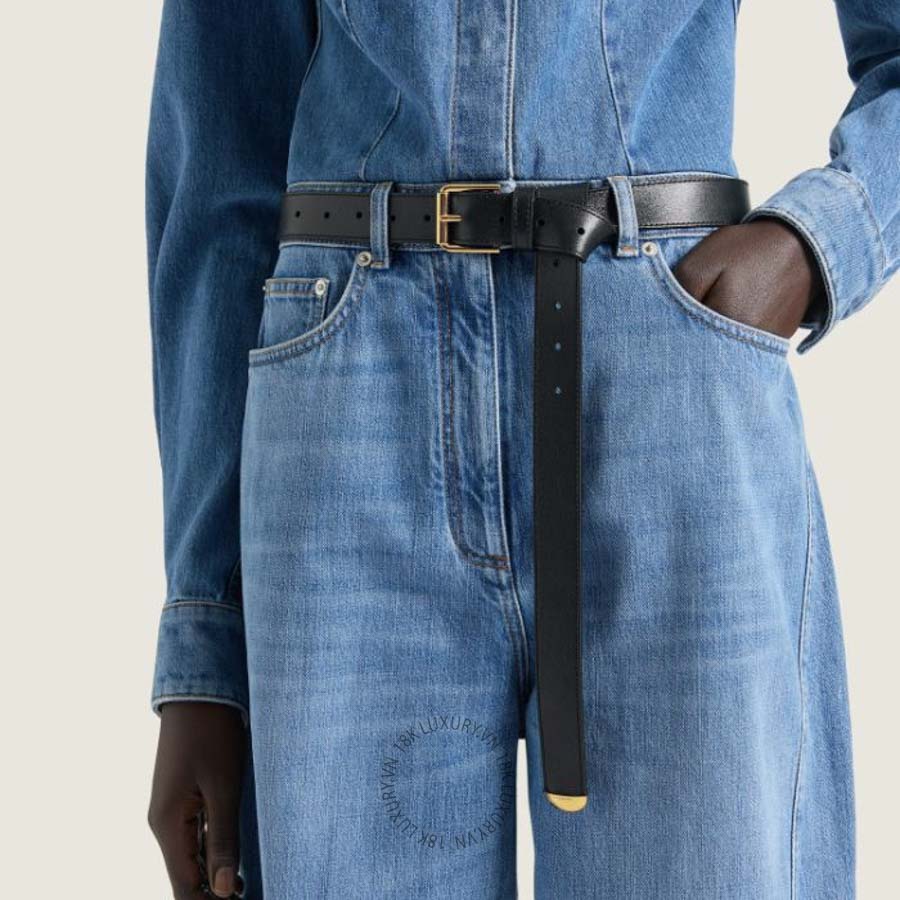 Thắt Lưng Nữ Givenchy Voyou belt in shiny leather BB408HB2AE-001 CTL019