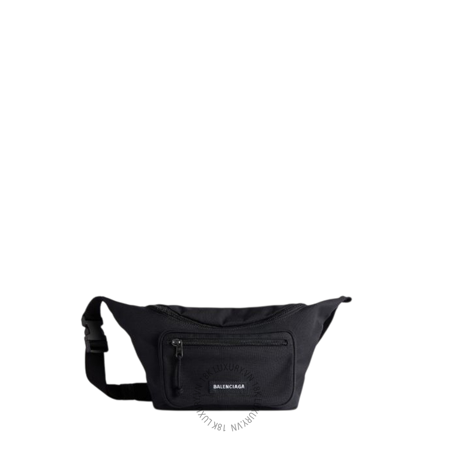 Túi Bao Tử Balenciaga Men's Explorer Beltpack in Black 4823892JMF71000 BCA086