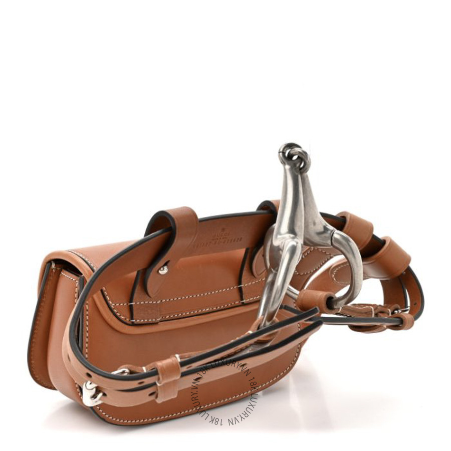 Túi Bao Tử Gucci Calfskin Bamboo Mini 1947 Belt Bag 80 30 Brown GDCB677