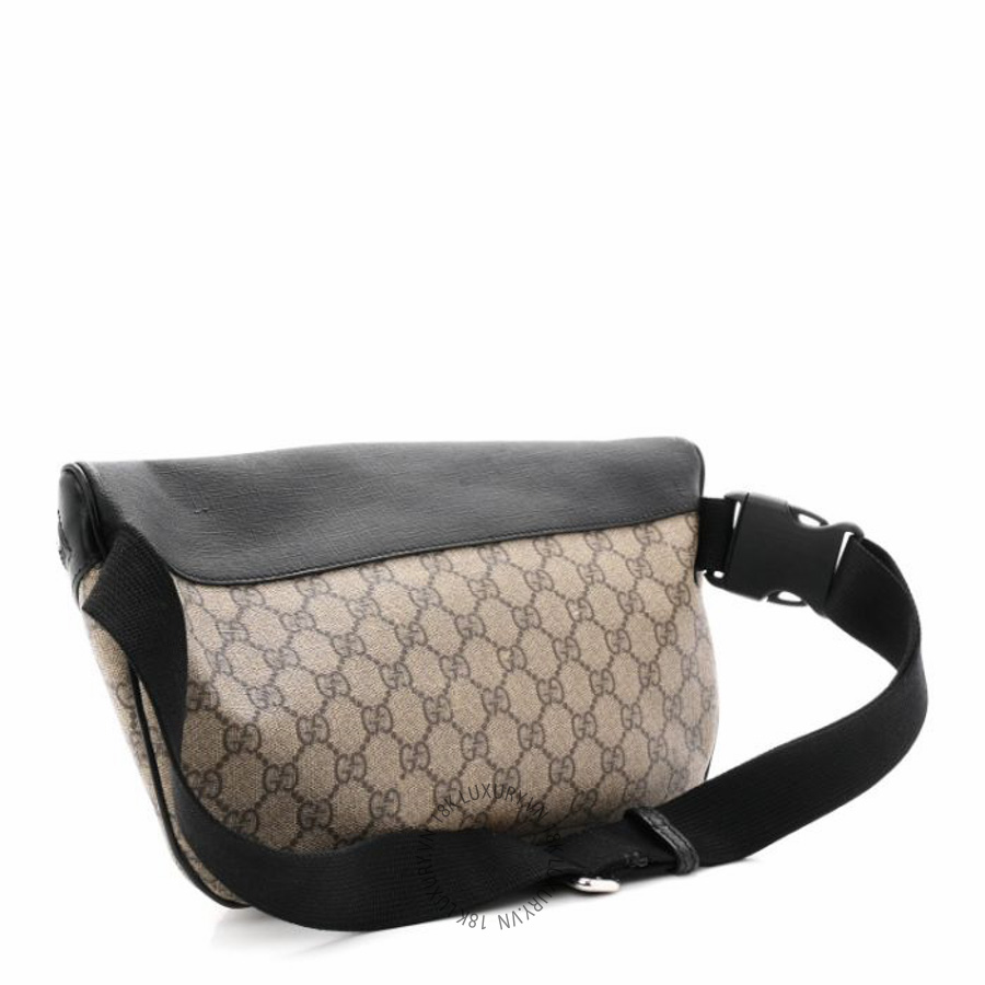 Túi bao tử Gucci GG Supreme Monogram Belt Bag Black NFPG584