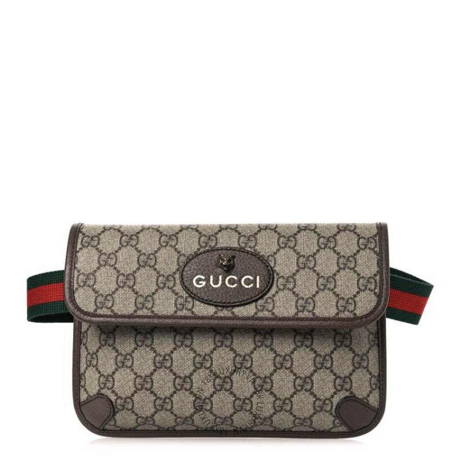 Túi Bao Tử Gucci GG Supreme Monogram Neo Vintage Web Belt Bag Brown Brown GDCB263