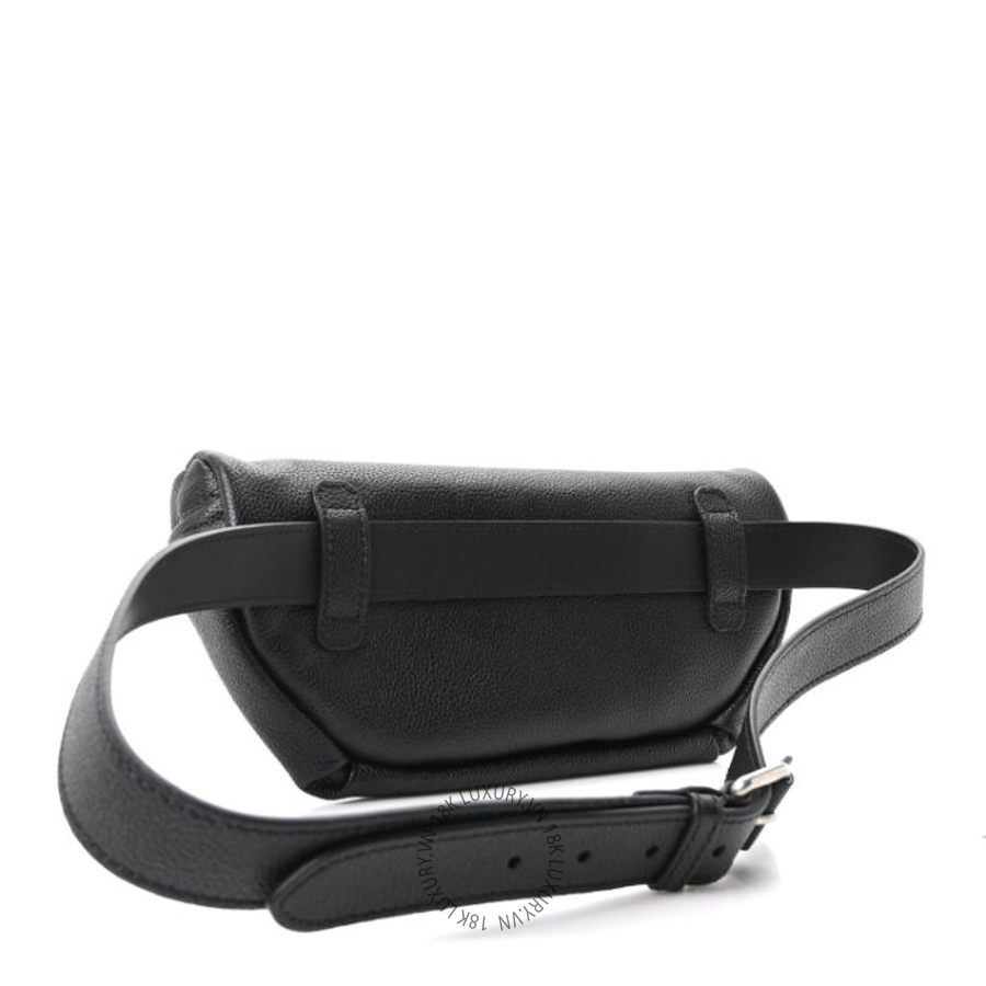 Túi Bao Tử Gucci Grained Calfskin Embossed GG Monogram Belt Bag 100 40 Black GDCB658