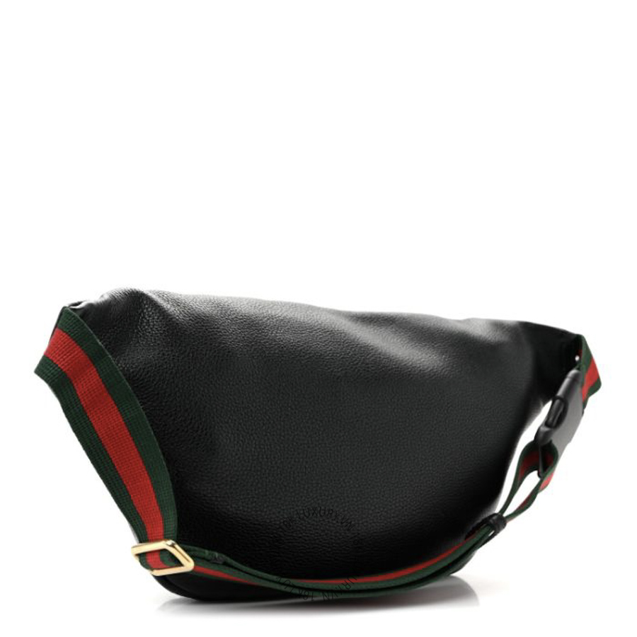 Túi Bao Tử Gucci Grained Calfskin Logo Belt Bag Black GDCB578