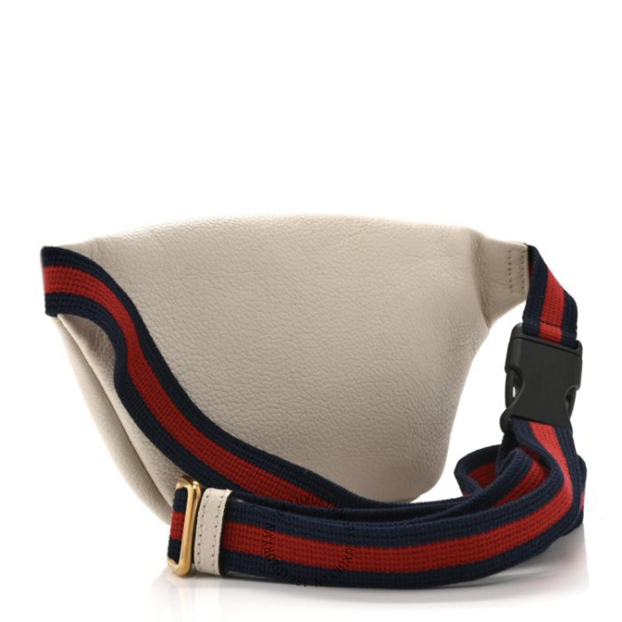 Túi Bao Tử Gucci Grained Calfskin Small Logo Belt Bag White GDCB289