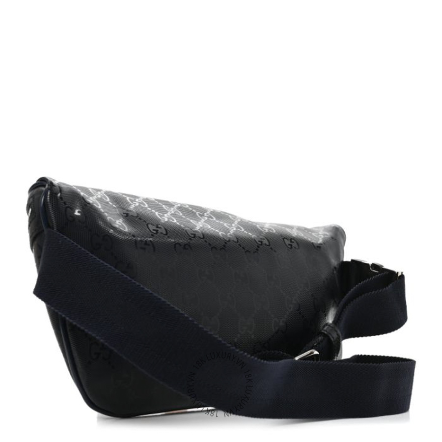 Túi Bao Tử Gucci Imprime Monogram Belt Bag Navy GDCB285