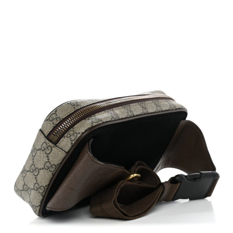 Túi Bao Tử Gucci Soft GG Supreme Monogram Medium Ophidia Belt Bag Dark Brown GDCB649