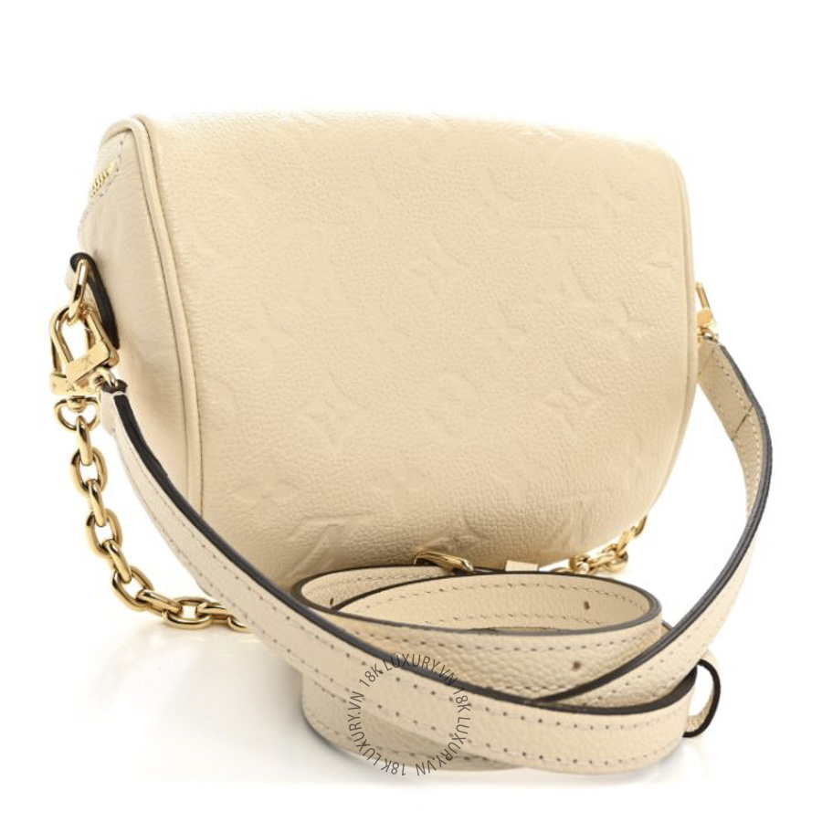 Túi Bao Tử Louis Vuitton Empreinte Mini Bumbag Cream NSBD238