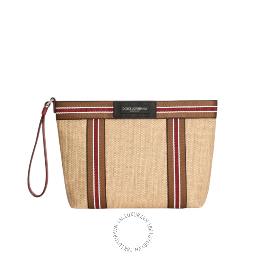 Túi cầm tay Dolce Gabbana Essenza toiletry bag in raffia BP3858A085980995 NTDL020