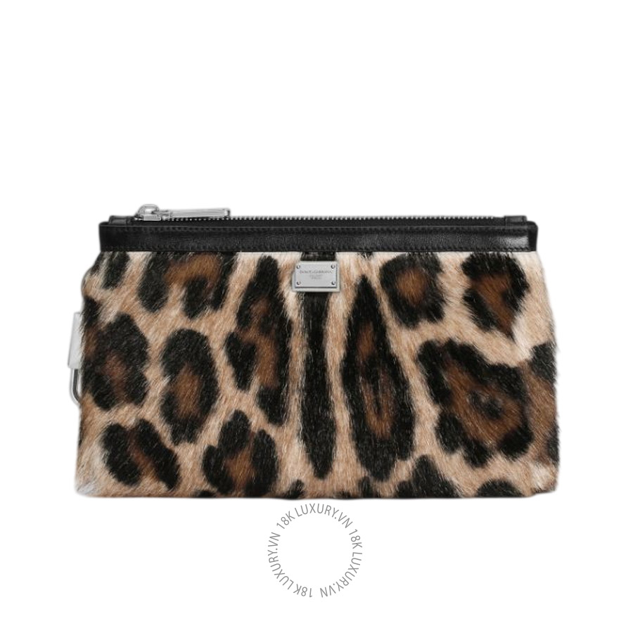 Túi cầm tay Dolce Gabbana LEO kid leather necessaire BP3446A3T0889738 NTDL135