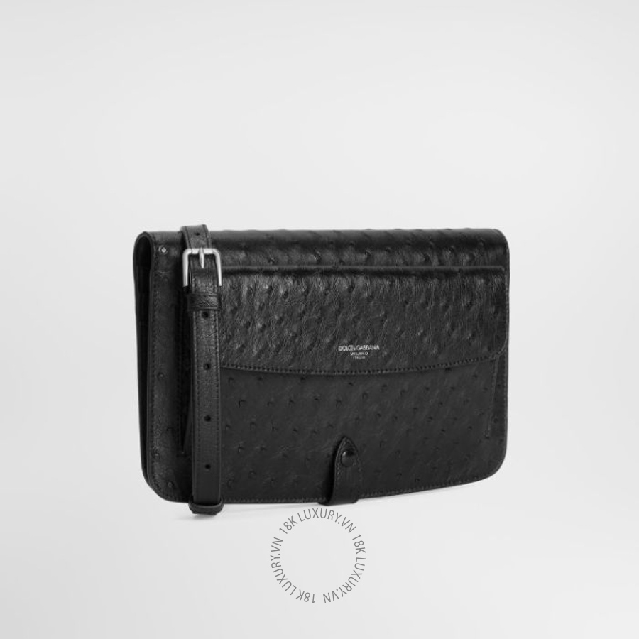 Túi cầm tay Dolce Gabbana Ostrich leather clutch BM2770A8K0080999 NTDL171