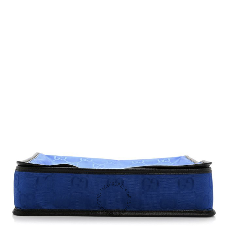 Túi Cầm Tay Gucci Econyl Nylon Monogram Off The Grid Packing Cube Orient Blue New Plaster GDCB528