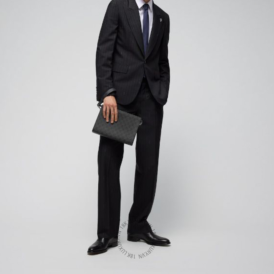 Túi Cầm Tay Gucci Grey trim medium pouch 768255 FACQC 1048 GFD406
