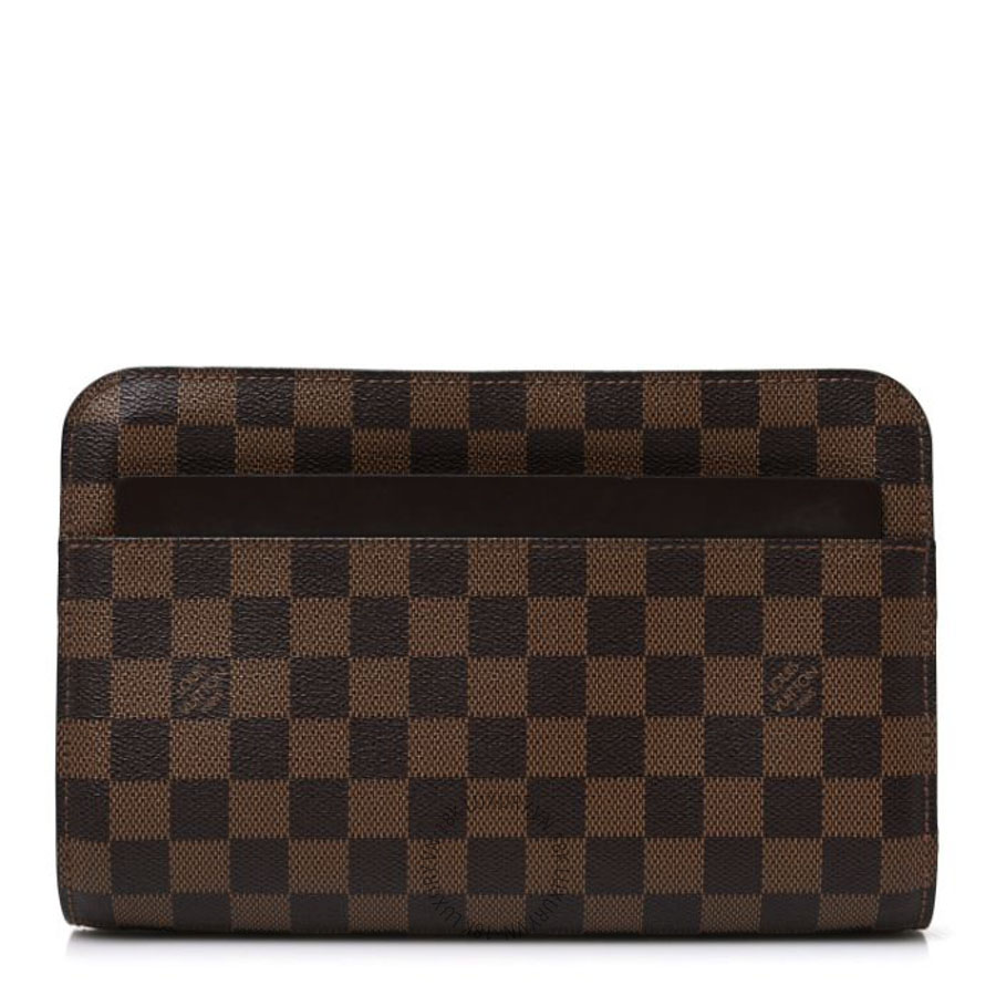 Túi cầm tay Louis Vuitton Damier Ebene Pochette Saint Louis Clutch FPNG1217