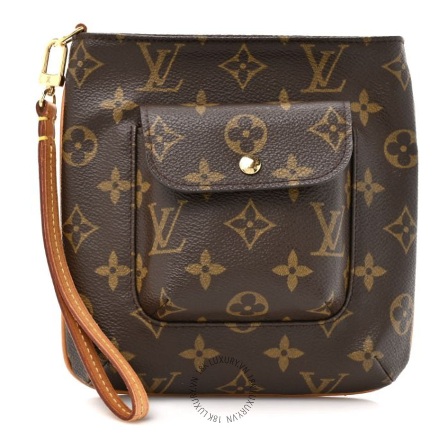 Túi Cầm Tay Louis Vuitton Monogram Partition Wristlet NSBD271