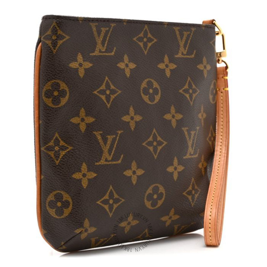 Túi cầm tay Louis Vuitton Monogram Partition Wristlet QWE1054