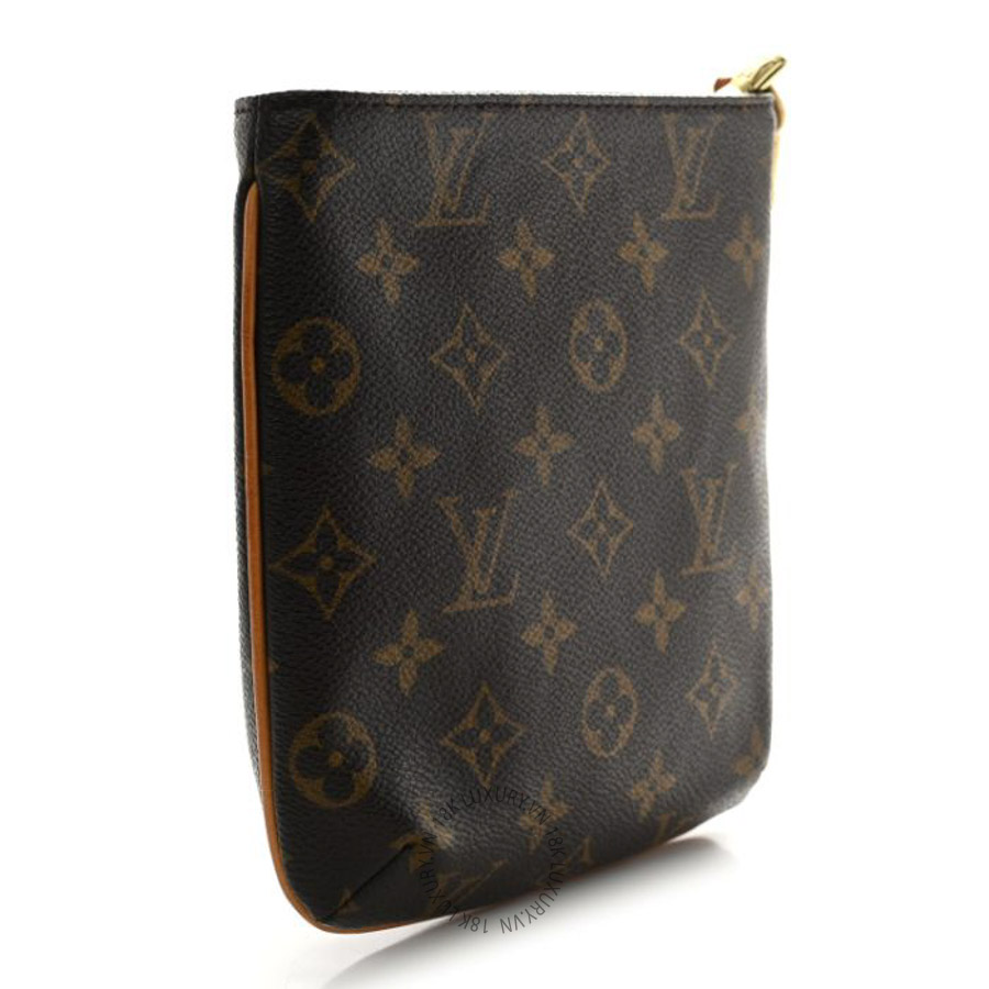Túi cầm tay LV Monogram Partition Wristlet QWE1067