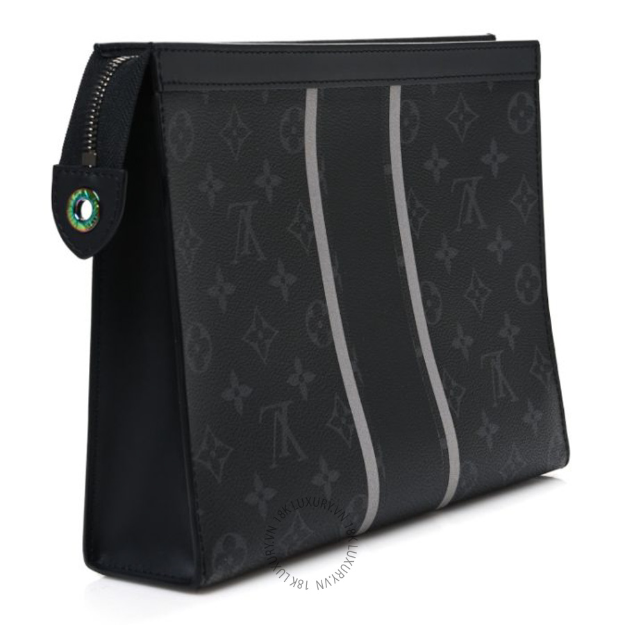 Túi Cầm Tay LV X FUJIWARA Monogram Eclipse Flash Pochette Voyage MM QWE1635