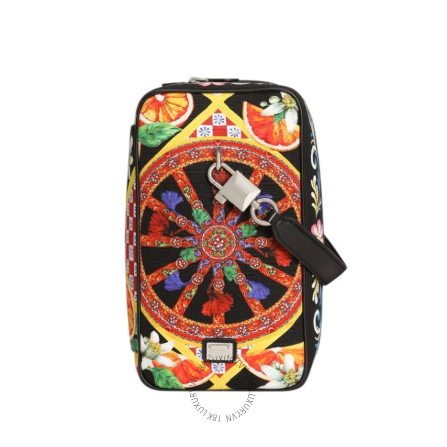Túi cầm tay mini Dolce Gabbana Lock handbag in printed canvas BM2449A0926HHY92 NTDL147