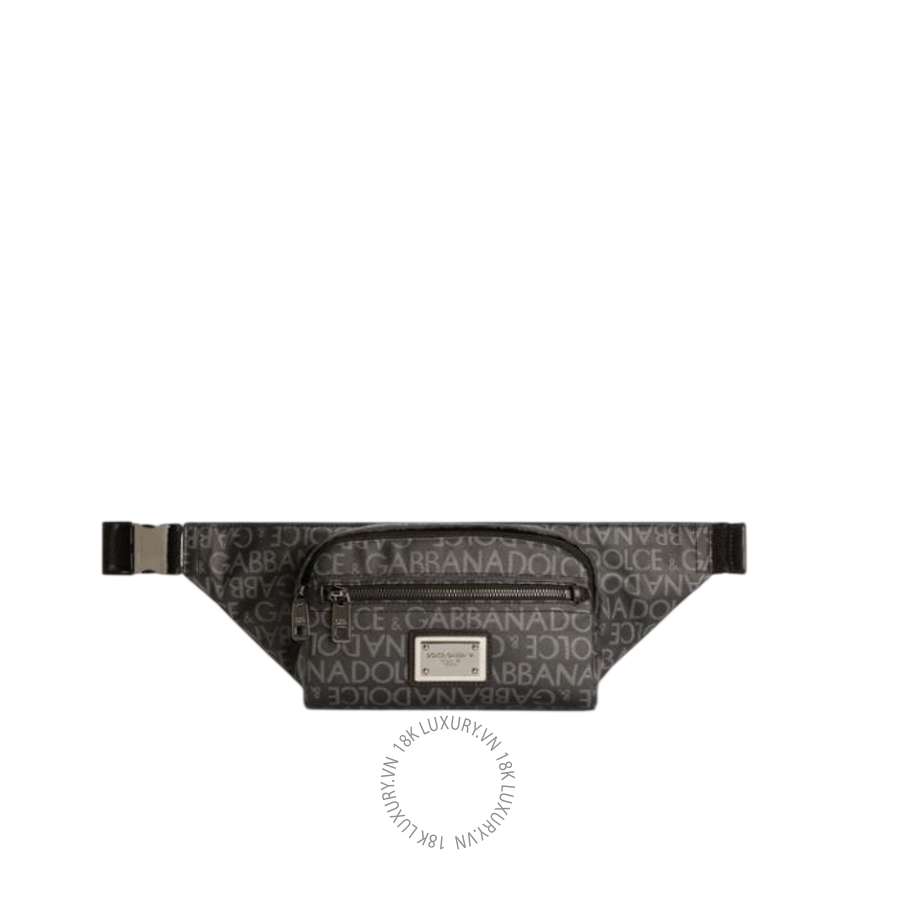 Túi đeo bụng Dolce Gabbana Small coated jacquard belt bag BM2218AJ7058B969 NTDL103