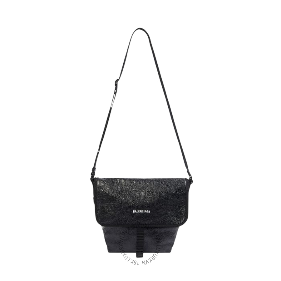 Túi Đeo Chéo Balenciaga Men's Explorer Messenger Bag Small in Black 6202591WGDX1000 BCA137