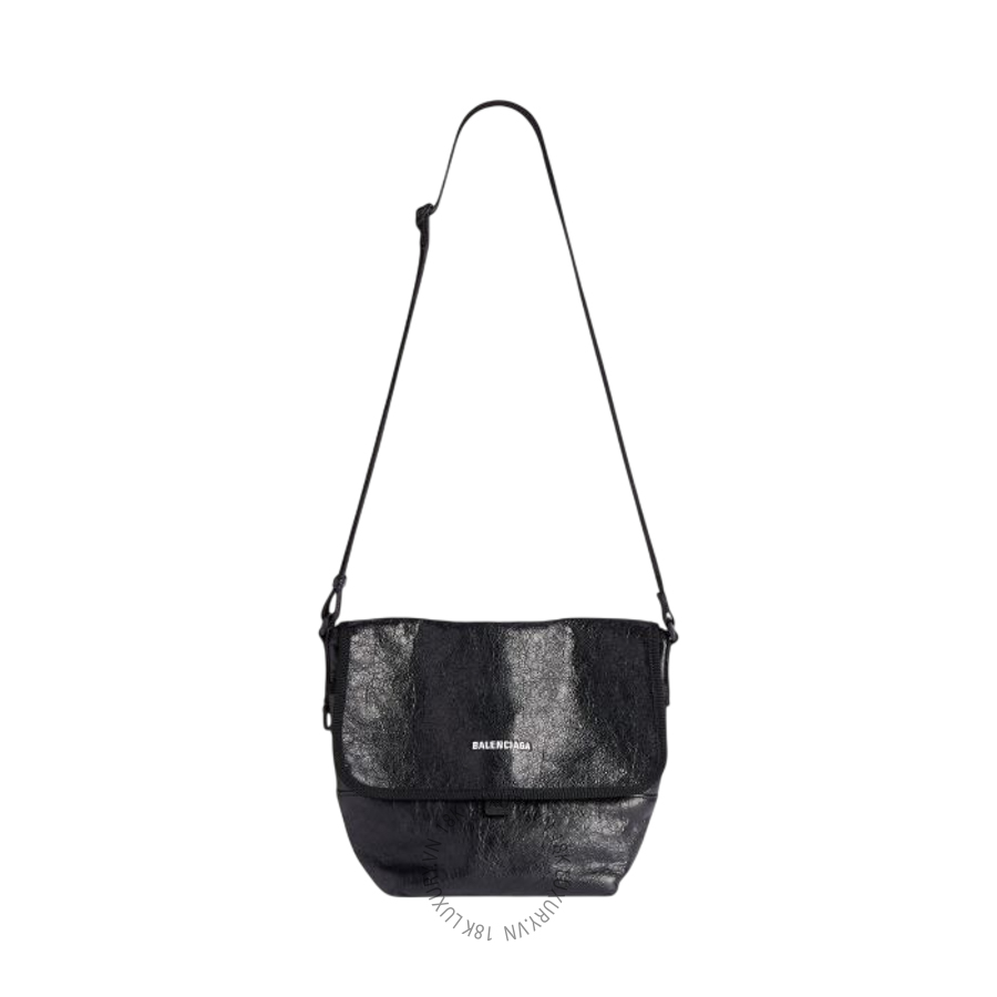 Túi Đeo Chéo Balenciaga Men's Explorer Messenger Bag Small in Black 6202592AAMS1000 BCA028