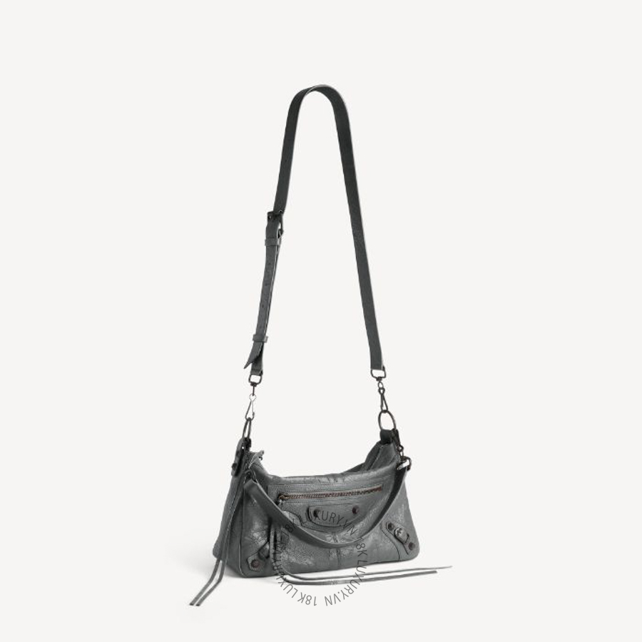 Túi Đeo Chéo Balenciaga Men's Le City Moto Bag Small in Volcanic Rock 8660572ABEK1251 BCA011