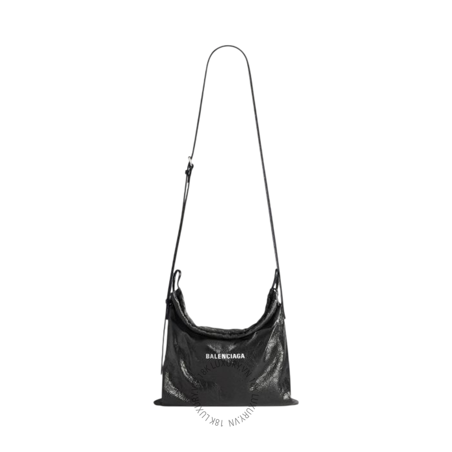 Túi Đeo Chéo Balenciaga Men's Shopper Dust Bag Crossbody Pouch Medium in Black 8471092ABH61090 BCA077