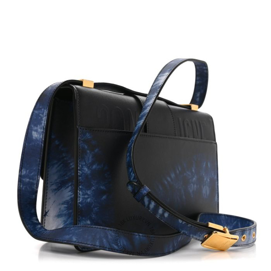 Túi đeo chéo Christian Dior Box Calfskin Tie Dye 30 Montaigne Flap Bag Multicolor DIO246