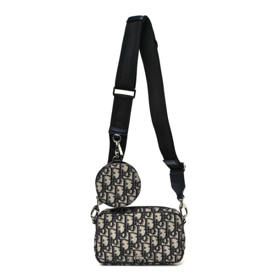 Túi Đeo Chéo Christian Dior Oblique Calfskin Small Kids' Multifunctional Bag Beige Black SPSS268