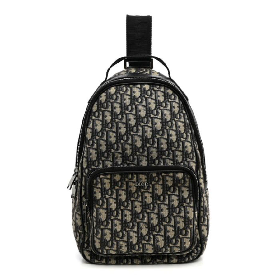 Túi đeo chéo Christian Dior Oblique Mini Rider Backpack Black DIO104