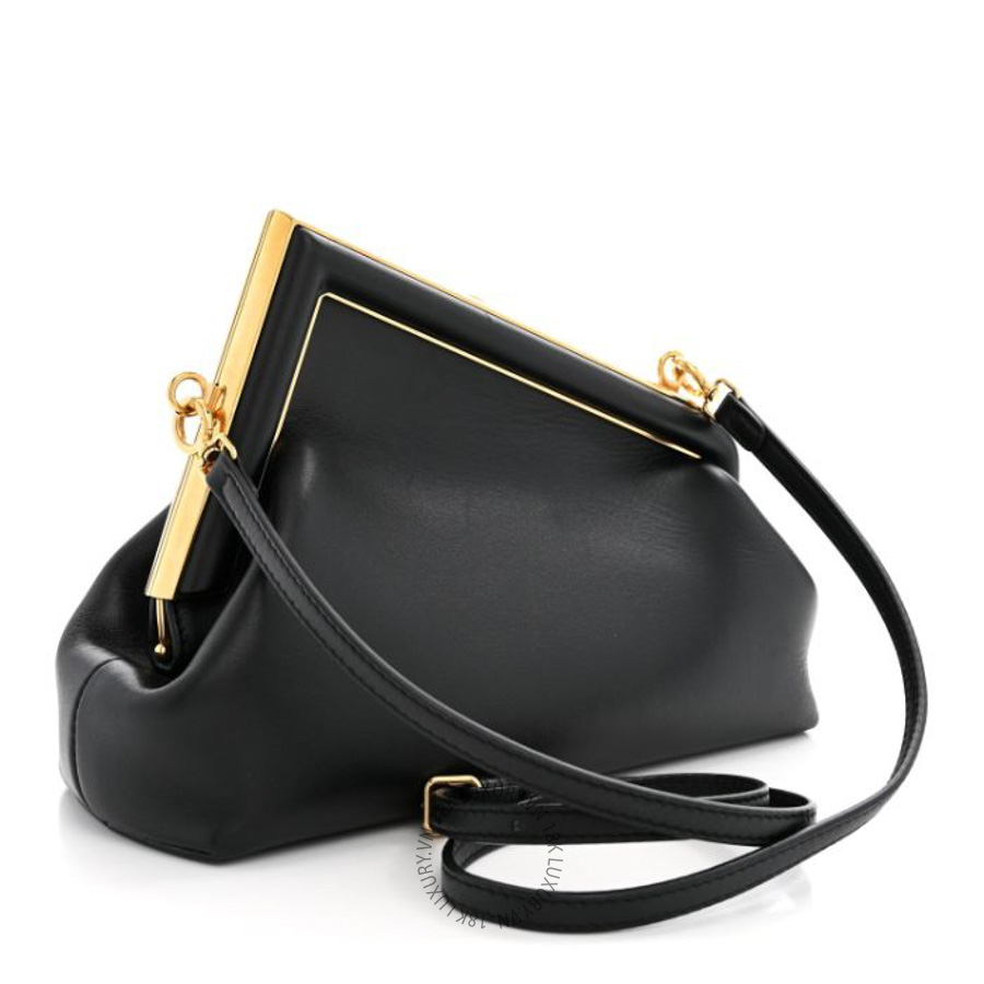 Túi đeo chéo Fendi Shiny Nappa Small Fendi First Black TFD066