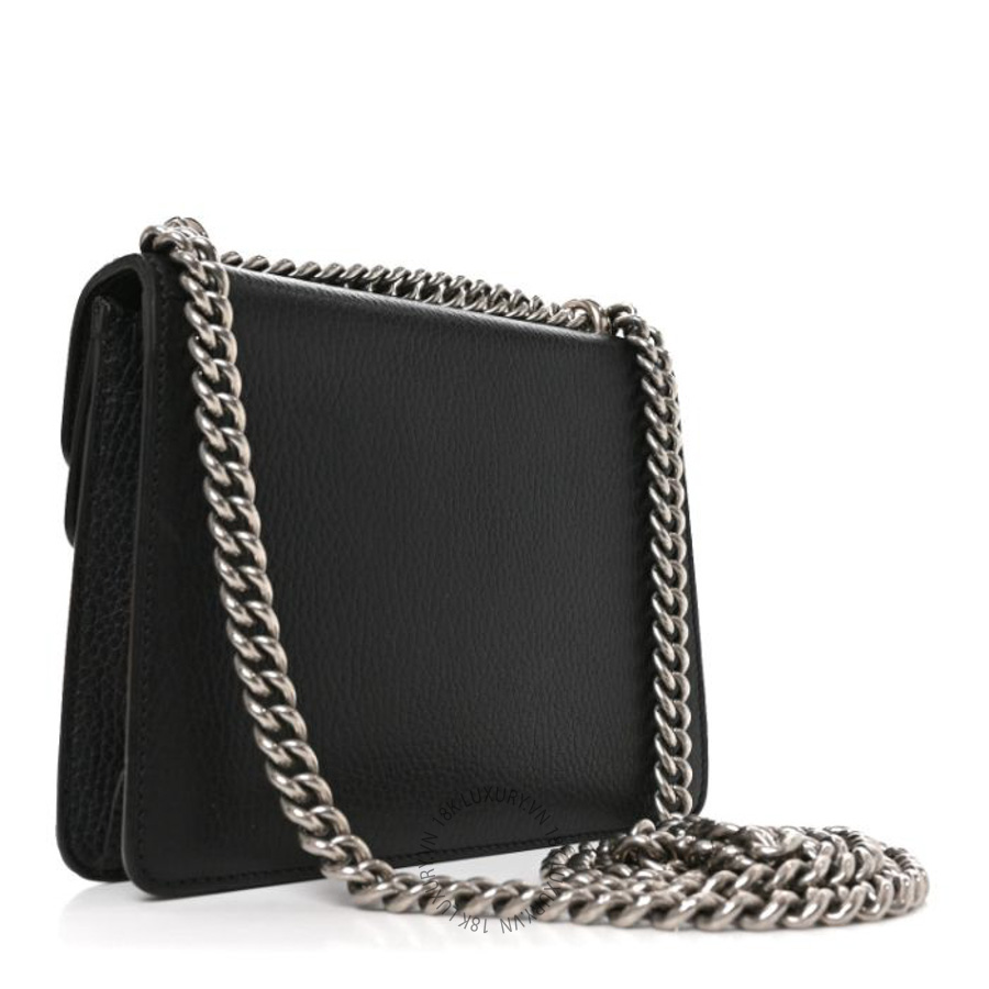Túi đeo chéo Gucci Calfskin Mini Dionysus Shoulder Bag Black GGC392