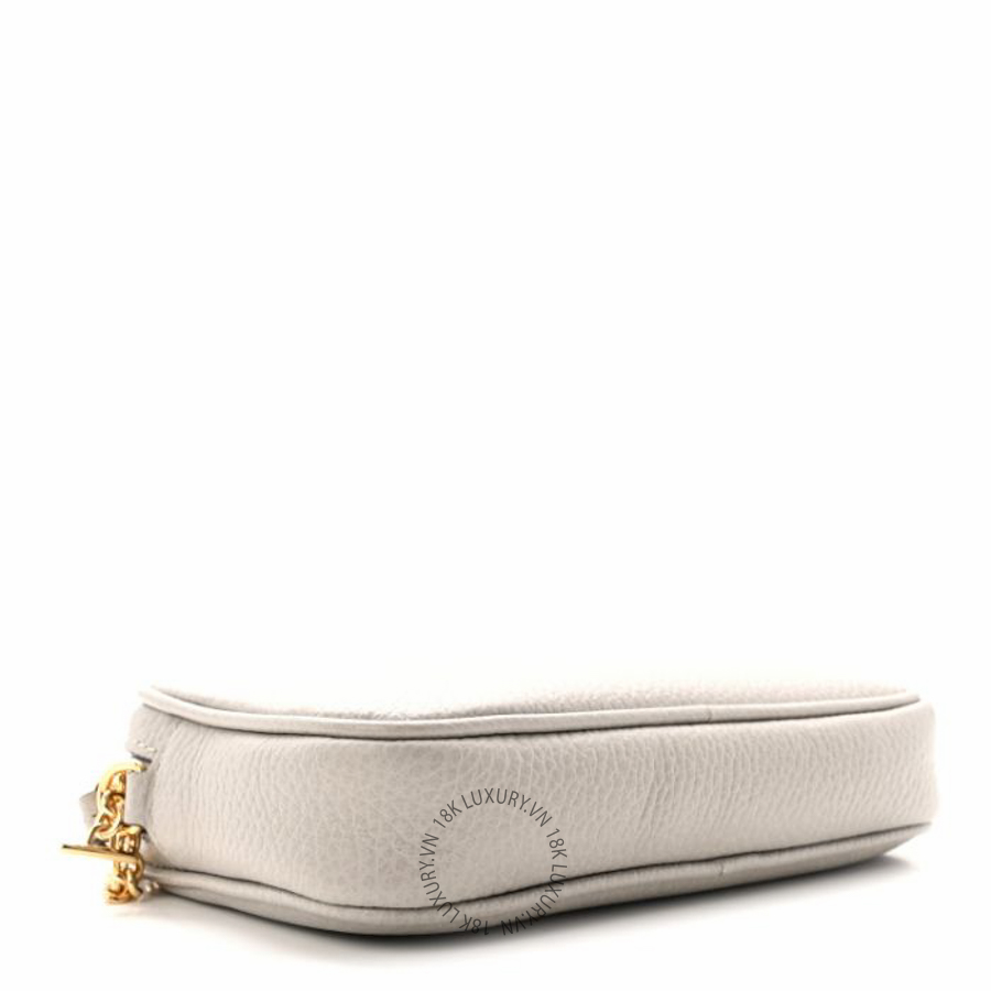 Túi đeo chéo Gucci Dollar Calfskin Super Mini GG Marmont Chain Shoulder Bag Deep Grey NFPG393 8 Túi đeo chéo Gucci Dollar Calfskin Super Mini GG Marmont Chain Shoulder Bag Deep Grey NFPG393